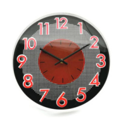 Zegar ścienny 30cm E01-3234 czarny